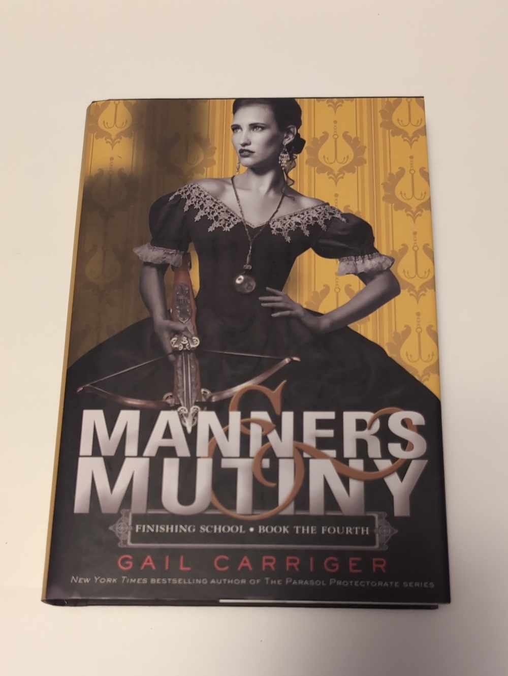 Manners & Mutiny by Gail Carriger - Black & Gold Hardcover